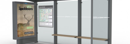 Gemeente Apeldoorn krijgt nieuwe duurzamere bushokjes en reclamezuilen